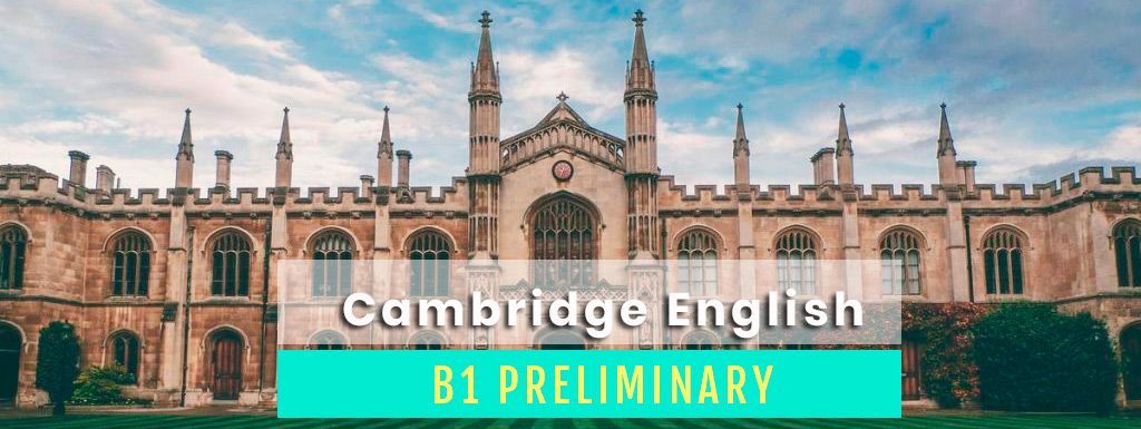 Cambridge B1 preliminary