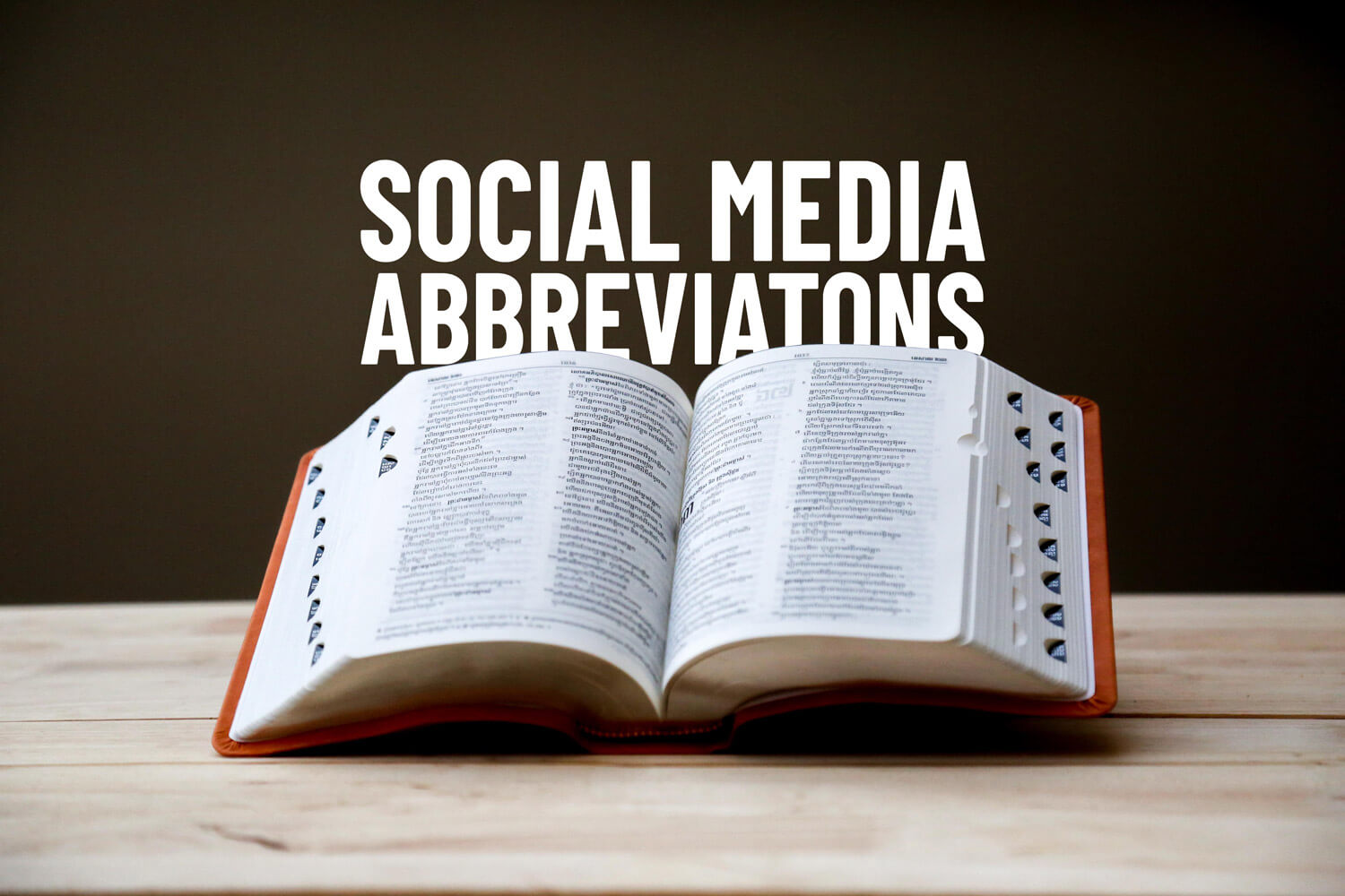 Survival guide to social media abbreviations & slang