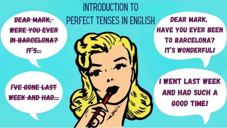 How to use the perfect tenses in English