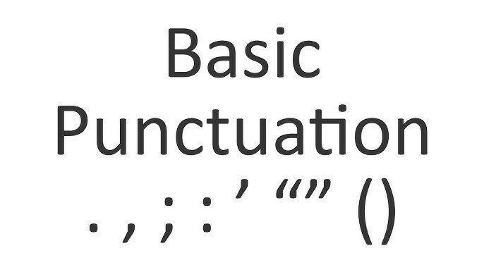 Punctuation Powerhouse - Mastering the Marks